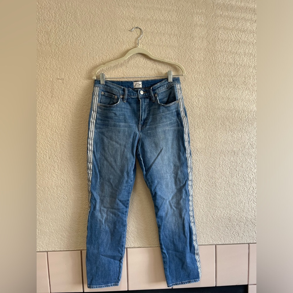 J crew Jeans with side detailing